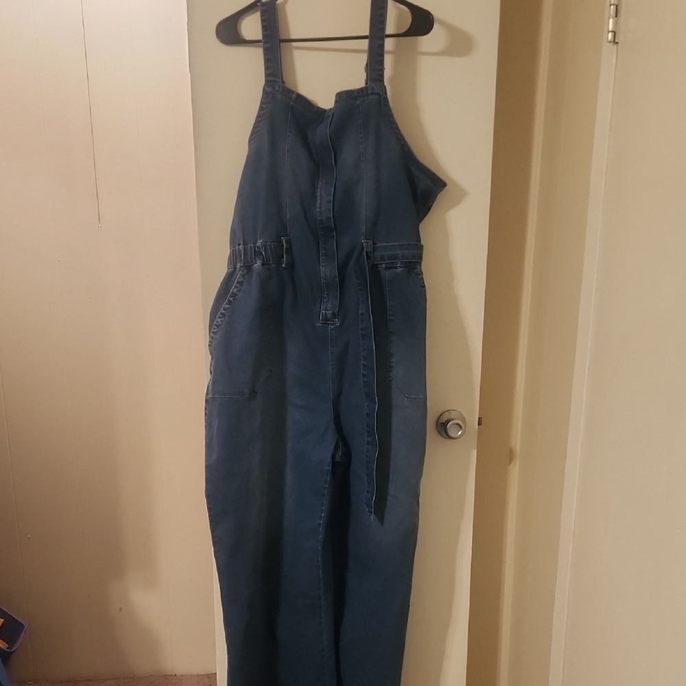 Women's Blue Denim Jumpsuit